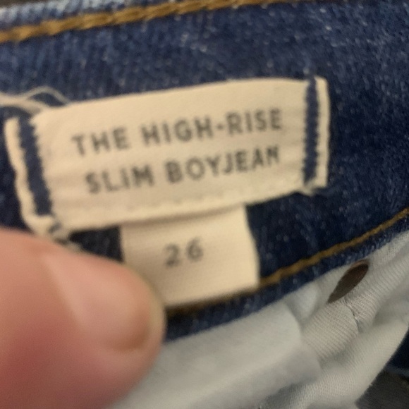 Madewell The High Rose Slim Boy Jean Size 26 - Picture 7 of 7